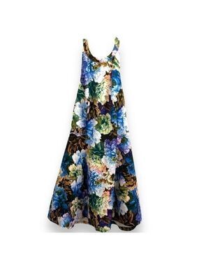 Keepsake the label Blue Floral Print A-Line Halter Mini Dress - Small